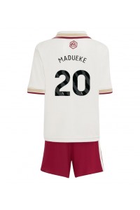 Arsenal Noni Madueke #20 Jalkapallovaatteet Lasten Kolmas peliasu 2025-26 Lyhythihainen (+ Lyhyet housut)